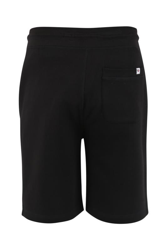 D555 Black Fleece Printed Shorts_BK.jpg