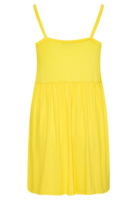 LIMITED COLLECTION Curve Yellow Button Detail Cami Top 7