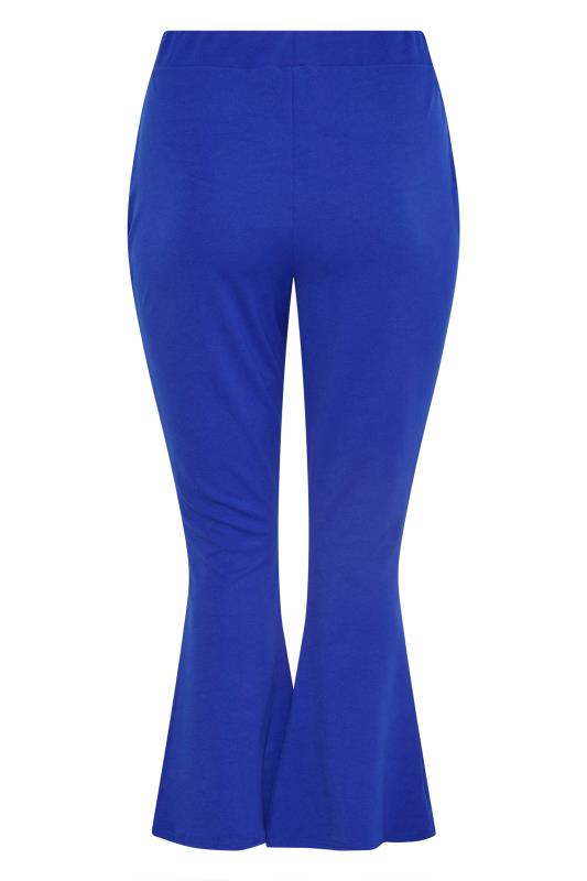 LIMITED COLLECTION Curve Cobalt Blue Flared Trousers_Y.jpg