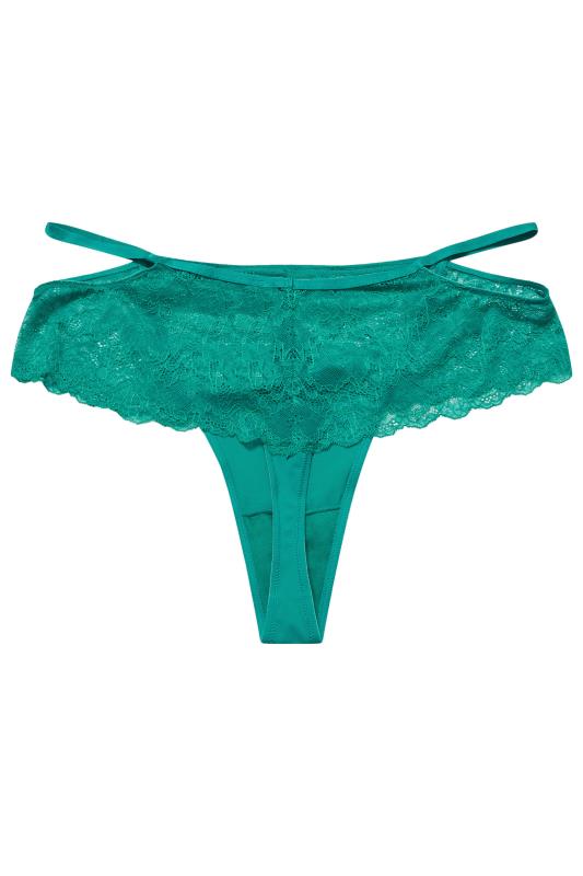 Evans Green Lace Thong 2