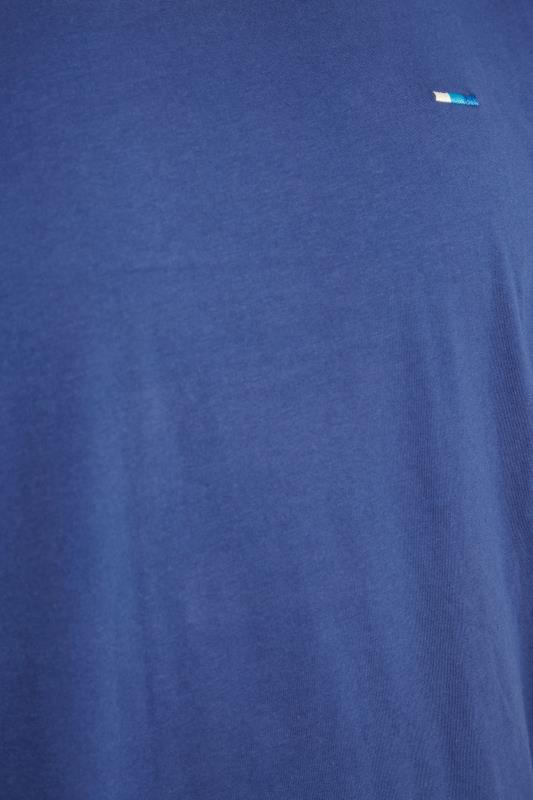 BadRhino Big & Tall Royal Blue Plain T-Shirt 2