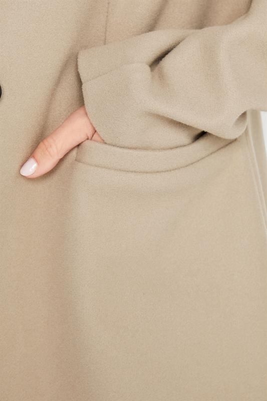 LTS Tall Women's Mink Brown Midi Formal Coat | Long Tall Sally 4