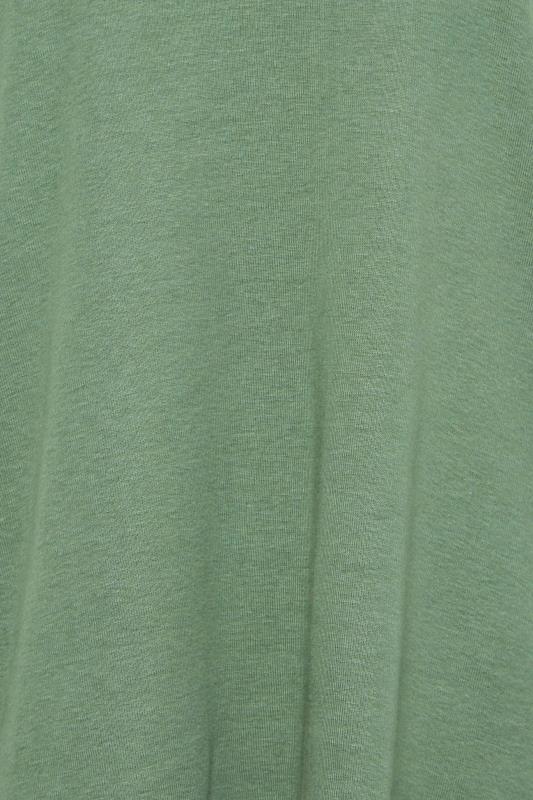 M&Co Green Long Sleeve Cotton Blend Top | M&Co  5