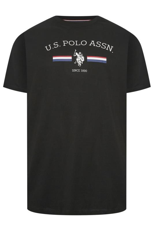U.S. POLO ASSN. Big & Tall Black Rider T-Shirt | BadRhino  3