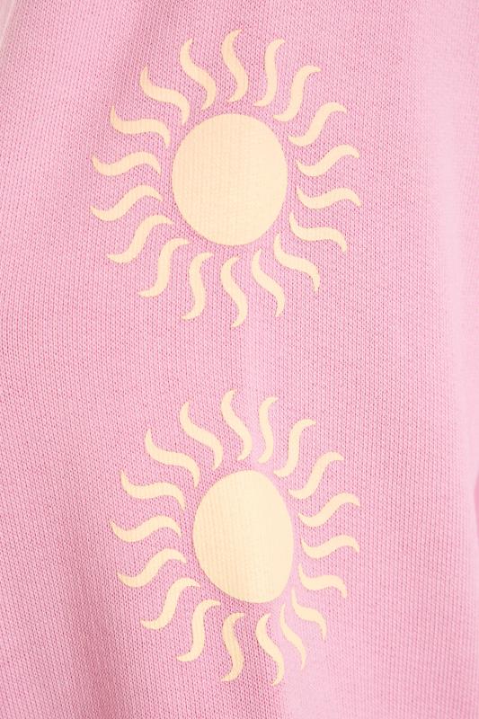 Curve Pink Sunshine Slogan Sweatshirt_D1.jpg