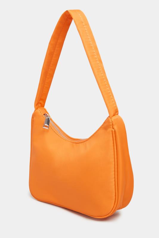  Bright Orange Fabric Shoulder Bag