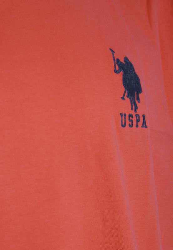 U.S. POLO ASSN. Big & Tall Orange Player 3 T-Shirt 2