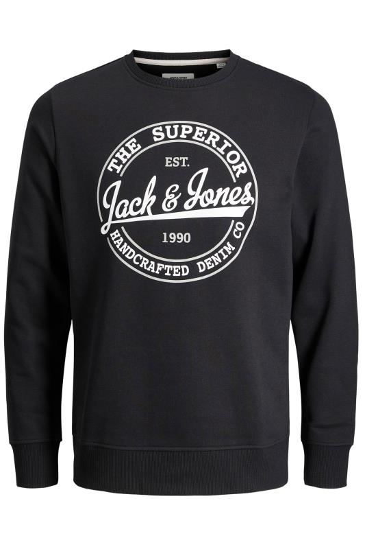 JACK & JONES Big & Tall Black Brat Sweatshirt 2