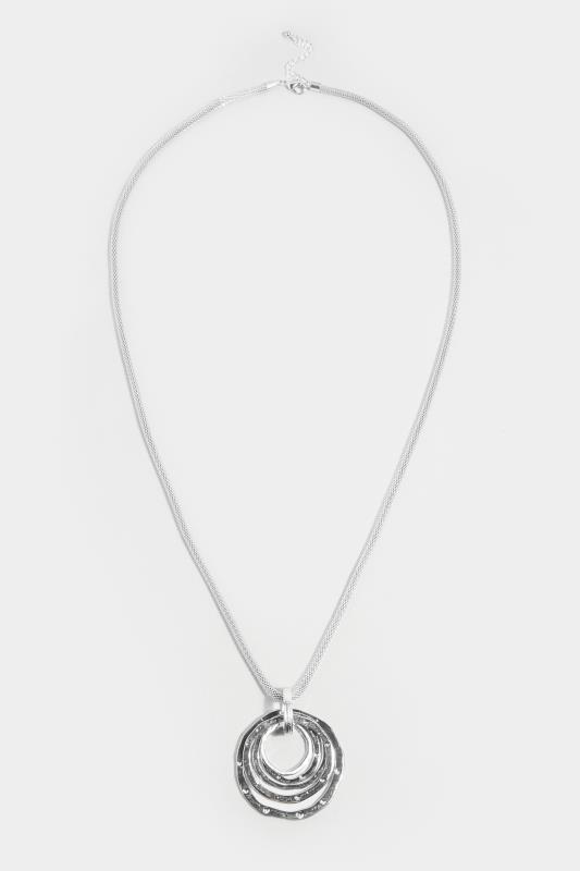 Silver Tone Stacked Circle Pendant Necklace_D.jpg