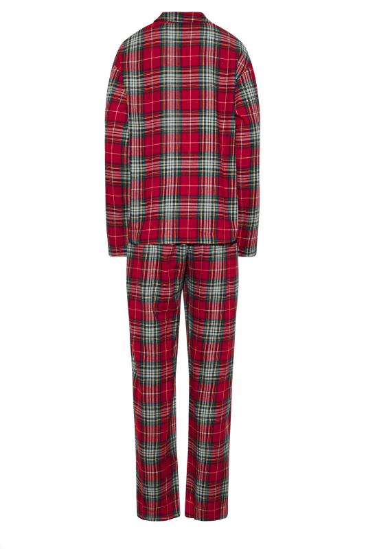 LTS Tall Women's Red Woven Check Pyjama Set | Long Tall Sally 8