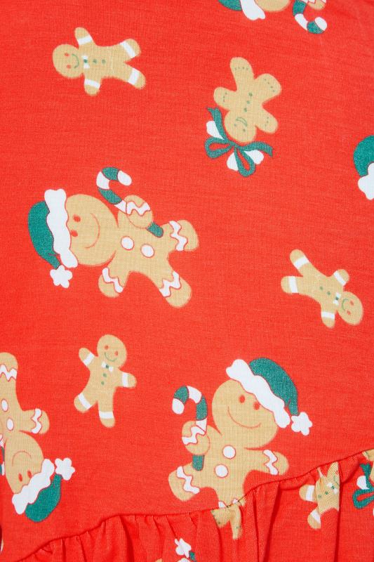 LIMITED COLLECTION Red Gingerbread Christmas Pyjama Shorts_S.jpg