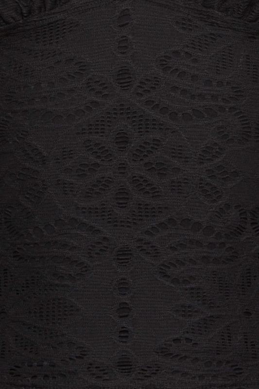 LTS Tall Women's Black Crochet Tankini | Long Tall Sally 5