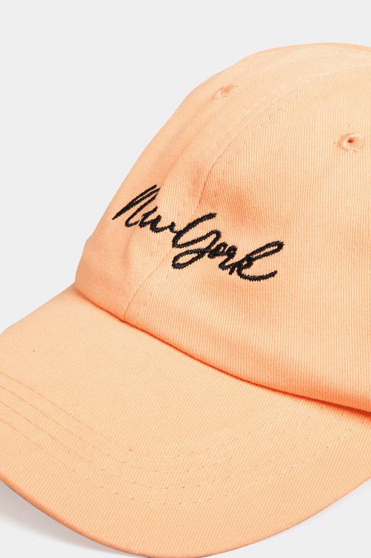 Light Orange 'New York' Embroidered Cap 5