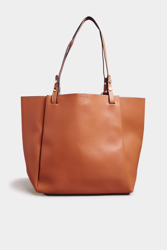 Brown Tote Bag & Purse Set | Yours Clothing 3