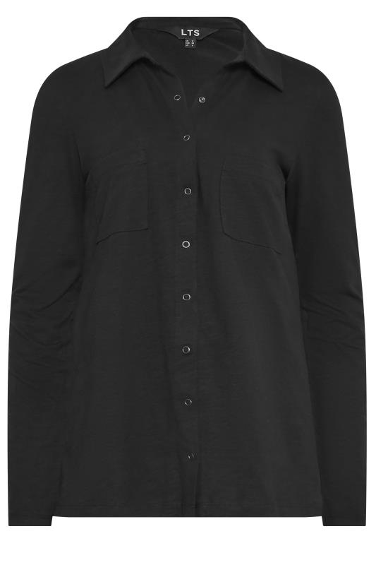 LTS Tall Women's Black Cotton Shirt | Long Tall Sally 6