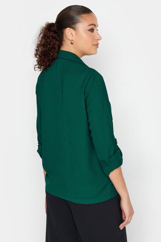 LTS Tall Green Long Sleeve Utility Shirt | Long Tall Sally 3