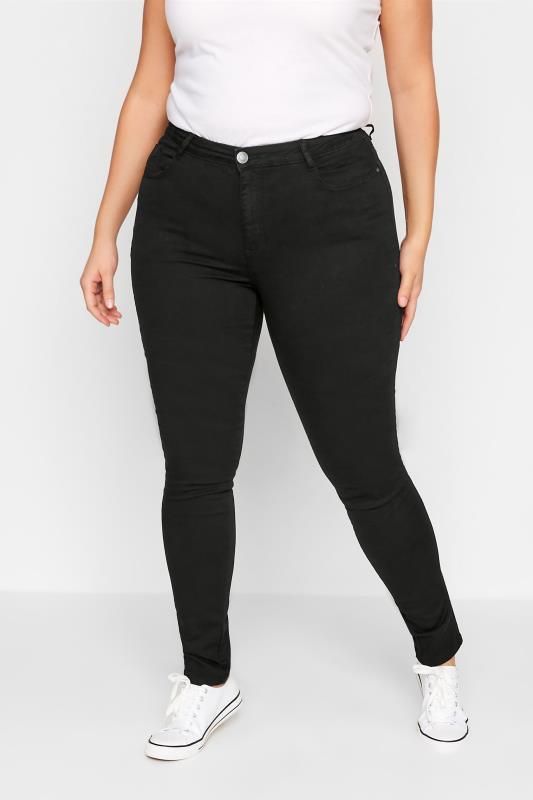 Grande Taille LTS Tall Black AVA Stretch Skinny Jeans