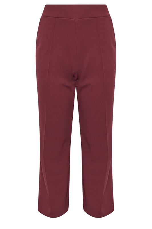 M&Co Petite Berry Red Pintuck Trousers | M&Co 6