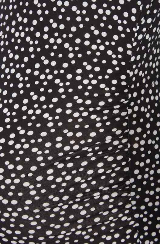 LTS Tall Maternity Black Polka Dot Bodycon Dress_S.jpg