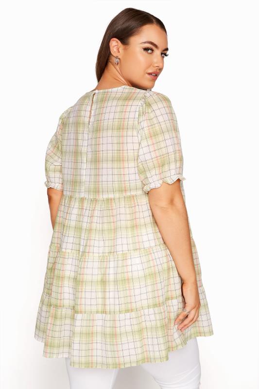 LIMITED COLLECTION Mint Check Tiered Tunic Top_C.jpg