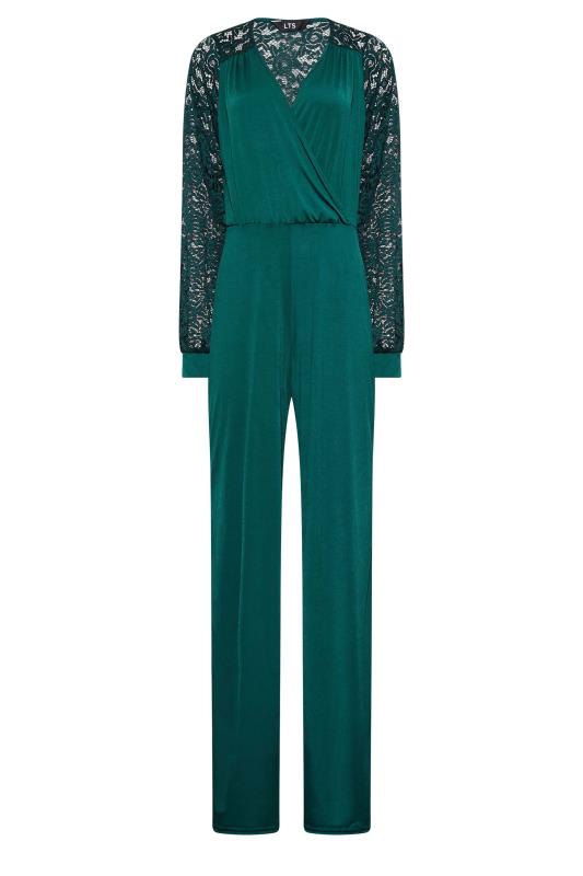 Tall Women's LTS Forest Green Lace Back Jumpsuit | Long Tall Sally 6