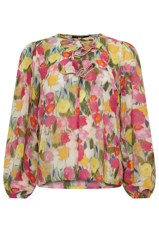 STAR Pink Floral Frill Blouse | StarByJM 5
