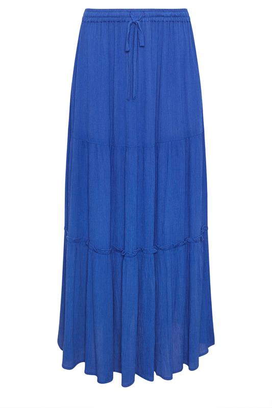 M&Co Blue Crinkle Maxi Skirt | M&Co  6