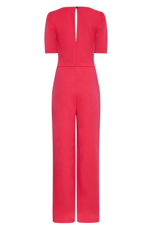 LTS Tall Women's Pink Notch Neck Jumpsuit | Long Tall Sally 7