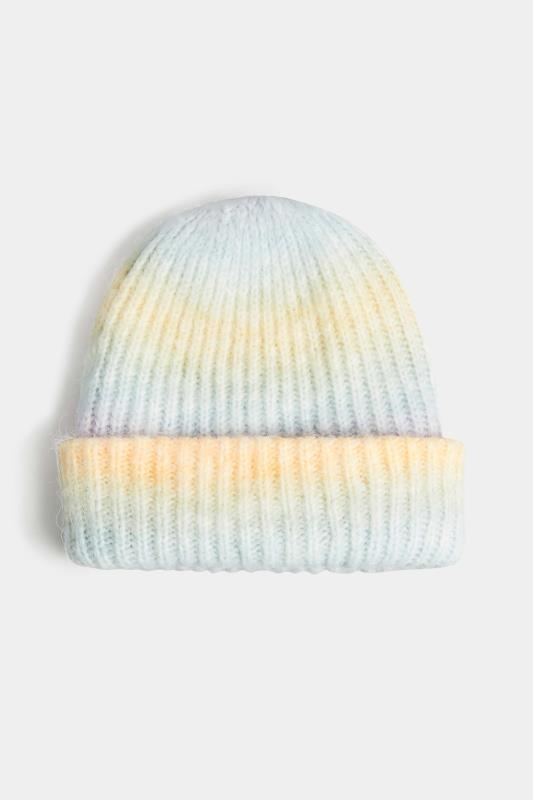 Pink & Yellow Pastel Beanie Hat | Yours Clothing 3
