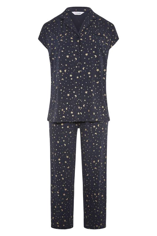 Curve Navy Blue Star & Moon Pyjama Set 6