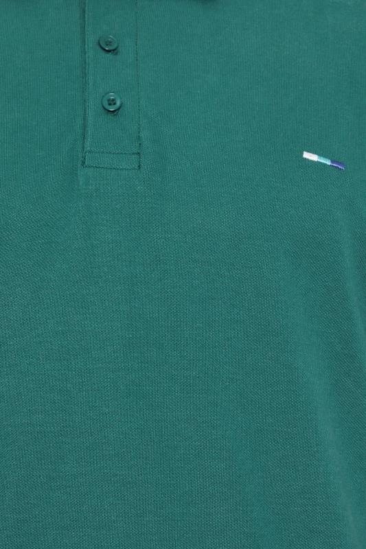 BadRhino Big & Tall Atlantic Deep Green Core Polo Shirt | BadRhino 3