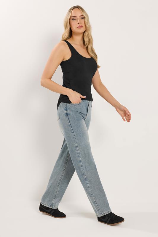 LTS 2 PACK Tall Women's Black & White Vest Tops | Long Tall Sally 2