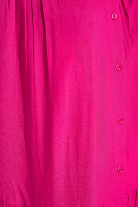 Curve Hot Pink Tiered Smock Shirt_S.jpg