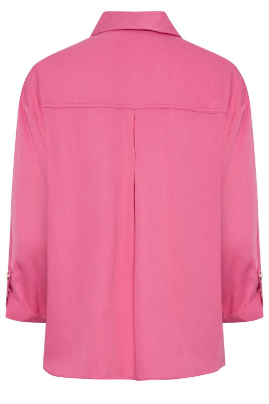 M&Co Pink Statement Button Shirt | M&Co 7