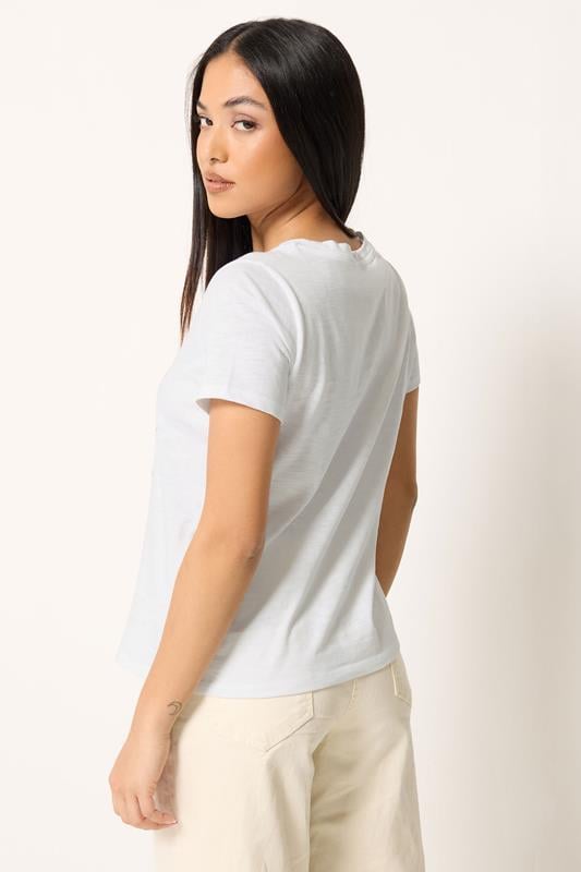 M&Co Petite White Sardine Graphic Print Cotton T-Shirt | M&Co 2