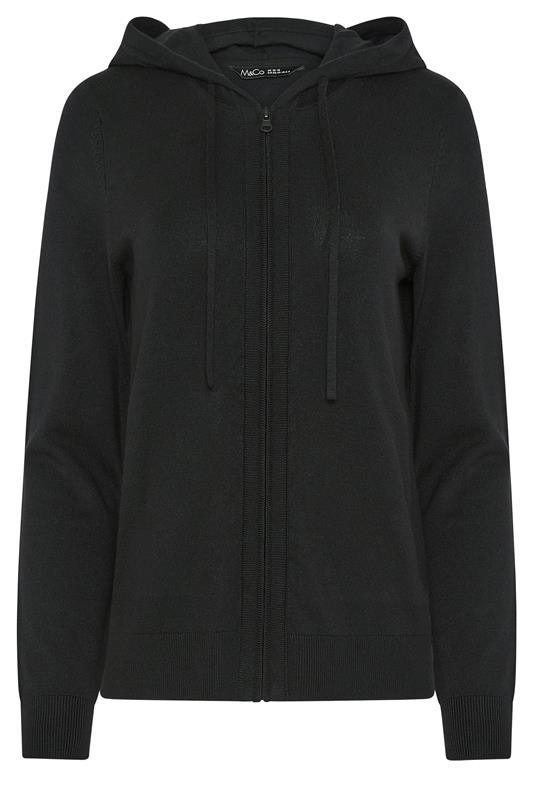 M&Co Black Knitted Hoodie | M&Co 5
