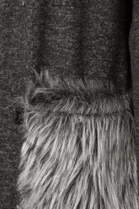 Grey Brushed Faux Fur Pocket Cardigan_S.jpg