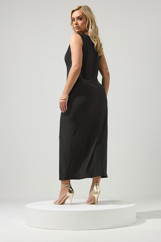 YOURS LONDON Plus Size Black Maxi Dress | Yours Clothing 2
