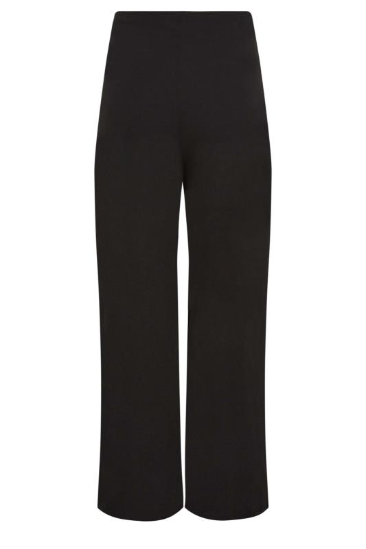 LTS Tall Black Button Cropped Trousers | Long Tall Sally 5