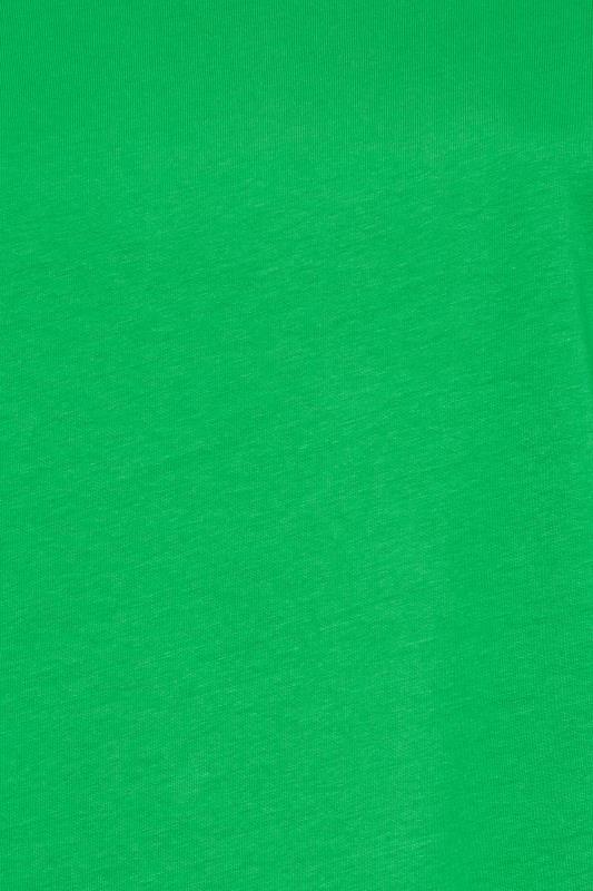 YOURS Plus Size Apple Green Oversized Boxy T-Shirt | Yours Clothing 6