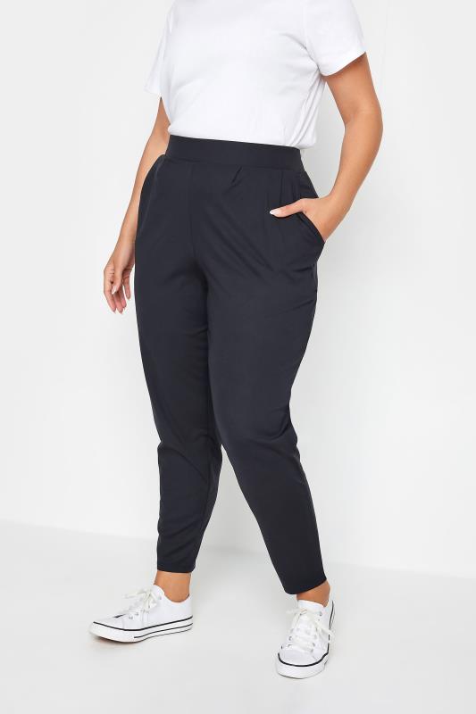  Tallas Grandes YOURS Curve Navy Blue Stretch Joggers