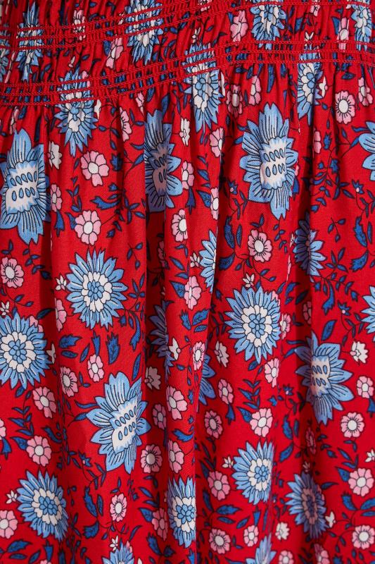 LTS Tall Women's Red Border Print Maxi Dress | Long Tall Sally 5