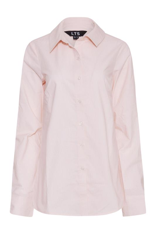 LTS Tall Women's Pink Stripe Fitted Shirt | Long Tall Sally 6