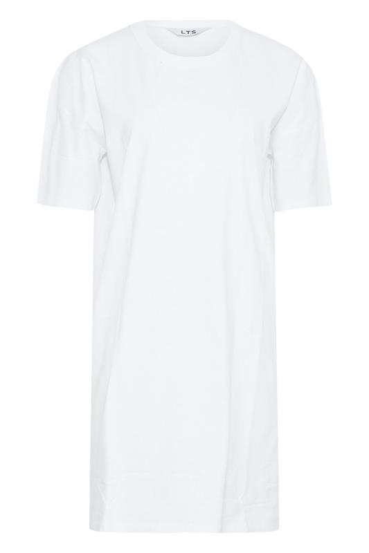 LTS Tall White Oversized Tunic T-Shirt 5