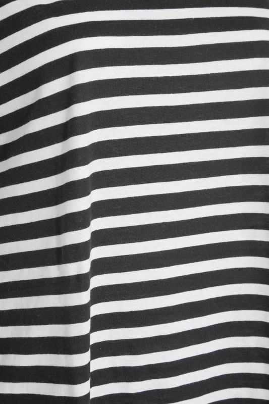 3 PACK Plus Size Black & White & Stripe T-Shirts | Yours Clothing 12