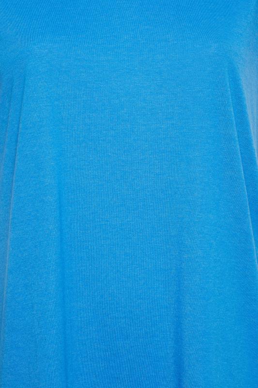 YOURS Plus Size Blue Essential T-Shirt | Yours Clothing 5