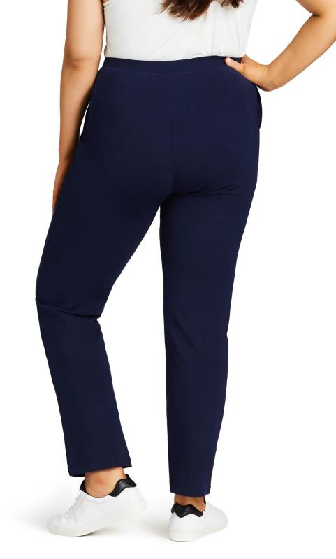 Evans Navy Tapered Tall Trouser 6