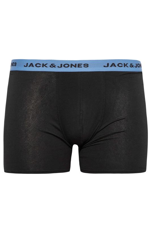 JACK & JONES Big & Tall 5 PACK Black & Green Palm Print Logo Boxers | BadRhino 8