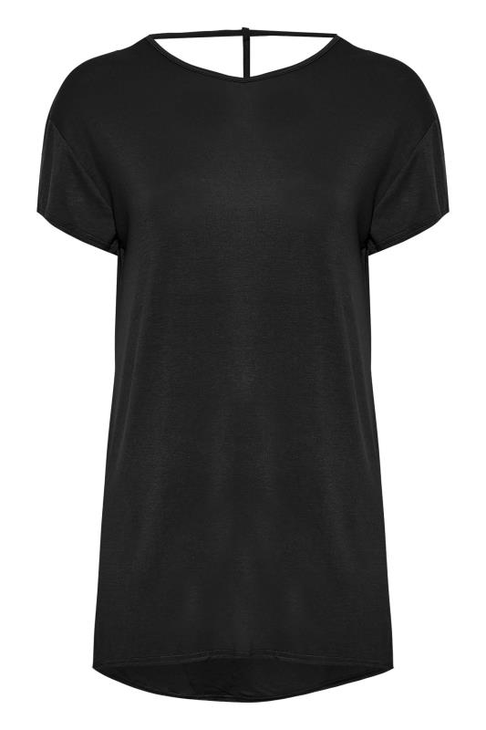 LIMITED COLLECTION Curve Black Cut Out Back T-Shirt 6