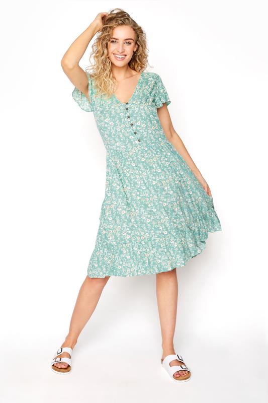 LTS Turquoise Floral Angel Sleeve Dress_A.jpg